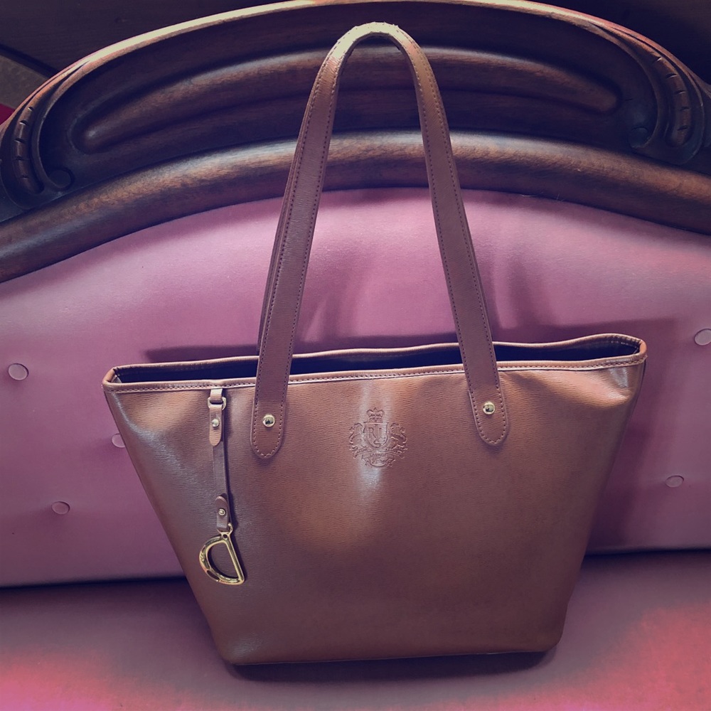 Ralph Lauren Leather Tote Bag